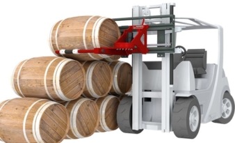 KAUP Cask Handler attachment has revolutionised the way casks are handled.