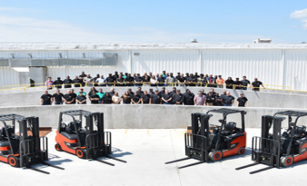 KION North America Celebrates Start of Production on New Forklifts .