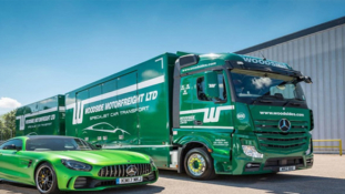 Woodside Motorfreight’s new Mercedes-Benz Actros is “the pride of the fleet”.