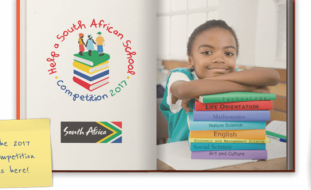 Myhermes supporting book campaign for underprivileged South African children.