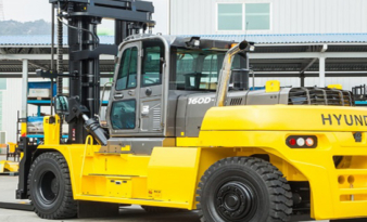 Hyundai expand its forklift range with the new powerful 160D-9L heavy-line forklift.