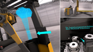 Jungheinrich virtual reality training provides immersive learning experience for engineers.