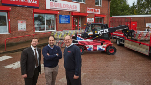 Buildbase support Royal British Legion with Union Jack Teletruk.