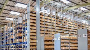 Electrolux productivity gains from BITO racking and shelving