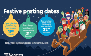 HERMES ANNOUNCES LAST DATES FOR CHRISTMAS DELIVERIES