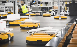 LiBiao’s ‘Mini Yellow’ mobile robots bring game-changing   sorting solution to Europe