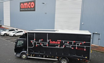 THE AMCO TRUCK FLEET TAKES SOLAR TECHNOLOGY ON THE ROAD