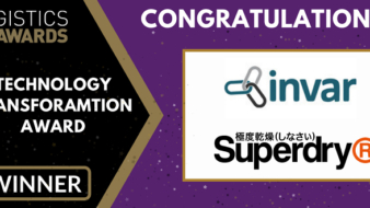 Superdry and Invar Systems with Hikrobot win Technology Transformation Award