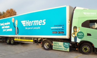 HERMES’ NEW IVECO BIO-CNG VEHICLES TAKE TO THE ROAD