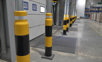 BRANDSAFE MODULAR GOALPOST SYSTEMS FOR ADDED WAREHOUSE DOOR PROTECTION