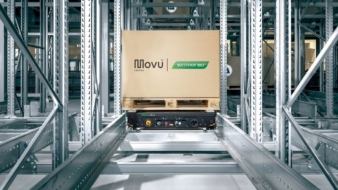 The Movu atlas pallet shuttle offers Westhof BIO automated high performance in deep-freeze storage