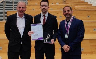 Braxton Marczak wins LEEA Award for RGU graduates