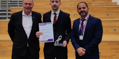 Braxton Marczak wins LEEA Award for RGU graduates