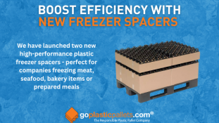 GOPLASTICPALLETS.COM LAUNCHES NEW FREEZER SPACERS TO HELP FOOD MANUFACTURERS BOOST COLD CHAIN EFFICIENCY