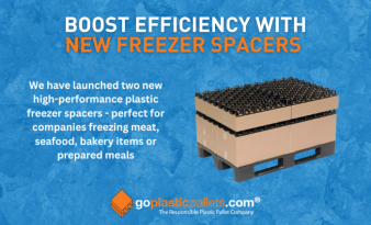 GOPLASTICPALLETS.COM LAUNCHES NEW FREEZER SPACERS TO HELP FOOD MANUFACTURERS BOOST COLD CHAIN EFFICIENCY