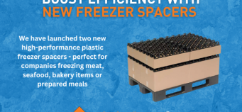 GOPLASTICPALLETS.COM LAUNCHES NEW FREEZER SPACERS TO HELP FOOD MANUFACTURERS BOOST COLD CHAIN EFFICIENCY