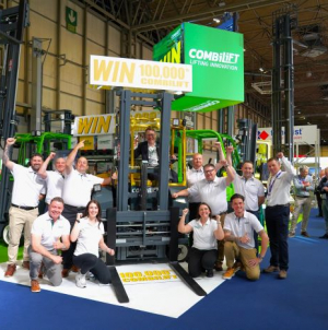 Win Combilift’s Landmark 100,000th Multidirectional Forklift and support UNICEF 