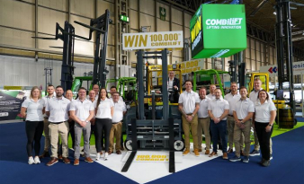 Combilift’s 100,000th Forklift on a European Tour: Enter to Win & Support a Life-Changing Cause!