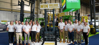 Combilift’s 100,000th Forklift on a European Tour: Enter to Win & Support a Life-Changing Cause!