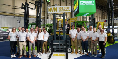 Combilift’s 100,000th Forklift on a European Tour: Enter to Win & Support a Life-Changing Cause!
