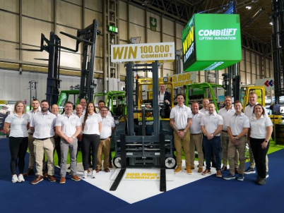 Combilift’s 100,000th Forklift on a European Tour: Enter to Win & Support a Life-Changing Cause!