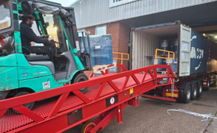 Thorworld ramp helps Hubergroup to streamline its unloading operation