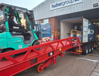 Thorworld ramp helps Hubergroup to streamline its unloading operation