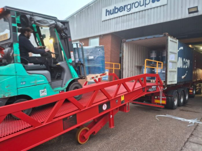 Thorworld ramp helps Hubergroup to streamline its unloading operation